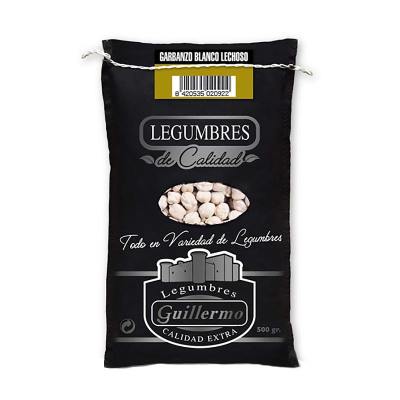 Garbanzo Blanco Lechoso - Legumbres Guillermo